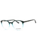 0ZI9 00 - TEAL / Clear demo lens