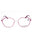 628 - STRAWBERRY/Clear demo lens