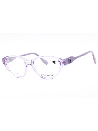 KARL LAGERFELD KL6109 lilac eyeglasses with clear demo lenses, 54mm.