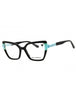 014 - BLACK/AZURE/Clear demo lens