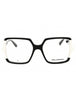 006 - BLACK/WHITE/clear demo lens