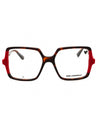 255 - DARK TORTOISE/RED/clear demo lens