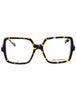 232 - TOKYO TORTOISE/VIOLET/clear demo lens