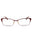 0AJH 00 - Matte Brick Havana/Clear demo lens