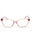 035J 00 - Pink / Clear Lens