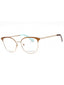 009Q 00 - BROWN / Clear demo lens