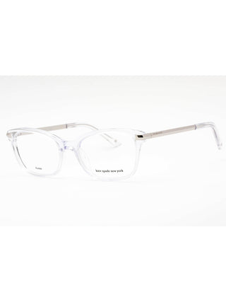 Kate Spade Vicenza clear round eyeglasses with demo lenses, 51mm.
