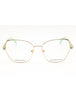 0PEF 00 - GOLD GREEN/Clear demo lens