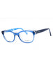 00JU 00 - BLUE WHITE/Clear demo lens