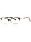 052 - dark havana/clear demo lens