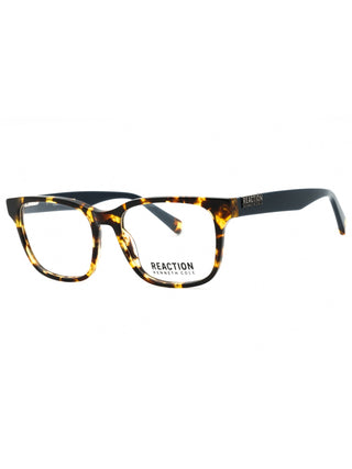 Kenneth Cole Reaction KC0941 blonde havana full-rim eyeglasses with clear demo lenses, 53mm.