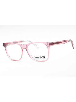 Kenneth Cole Reaction KC0952 eyeglasses featuring a sleek, lightweight black metal frame with a modern rectangular shape.
