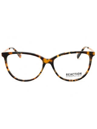 Kenneth Cole Reaction KC0955 oval eyeglasses with a sleek black frame.