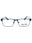 091 - matte blue/clear demo lens
