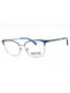 090 - shiny blue/clear demo lens