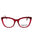 069 - shiny bordeaux/clear demo lens
