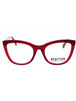 069 - shiny bordeaux/clear demo lens