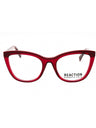 069 - shiny bordeaux/clear demo lens