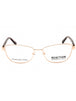 028 - shiny rose gold/clear demo lens
