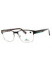 201 - MATTE BROWN/Clear demo lens