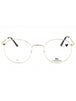 714 - GOLD/Clear demo lens