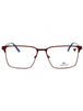 601 - MATTE BURGUNDY/clear demo lens