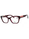 603 - DARK RED/Clear demo lens