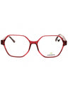 601 - TRANSPARENT BURGUNDY/clear demo lens