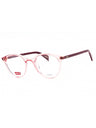 035J 00 - PINK/Clear demo lens