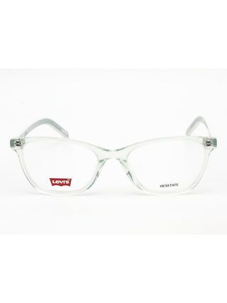 Levi's LV 1022 men's black full-rim square eyeglasses with silver accents.