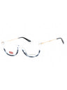038I 00 - Blue Horn / Clear Lens