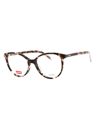 Pink Havana Levi's LV 1031 eyeglasses with clear demo lenses, 51mm frame.