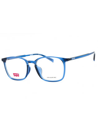 Blue Levi's LV 7071/F/LEV eyeglasses with clear demo lenses, 51mm frame.