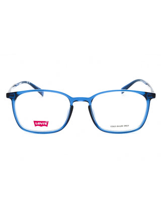 Levi's LV 7071/F/LEV eyeglasses with black full-rim square frames and silver temple accents.