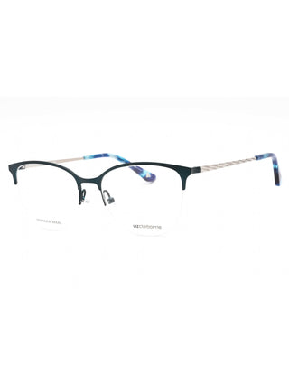 Liz Claiborne L 677 matte teal eyeglasses with clear demo lenses, 51mm.