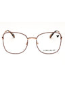 772 - ROSE GOLD/BURGUNDY/clear demo lens