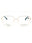 714 - GOLD/clear/blue-light block lens
