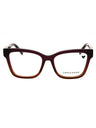 508 - TRANSPARENT GRADIENT PURPLE/BROWN/clear demo lens