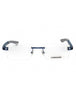 090 - Shiny Blue/clear demo lens