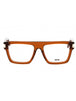 045 - shiny light brown/Clear demo lens