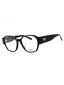 001 - Shiny Black/Clear demo lens