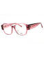 072 - Shiny Light Pink/Clear demo lens
