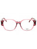 072 - Shiny Light Pink/Clear demo lens