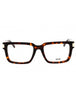 052 - dark havana/clear demo lens