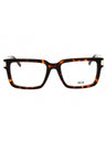 052 - dark havana/clear demo lens
