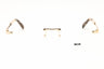 032 - pale gold/clear demo lens