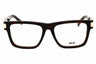 052 - dark havana/clear demo lens