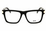 001 - shiny black/clear demo lens
