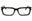 001 - shiny black/clear demo lens