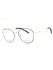 02M2 00 - Black Gold/Clear demo lens